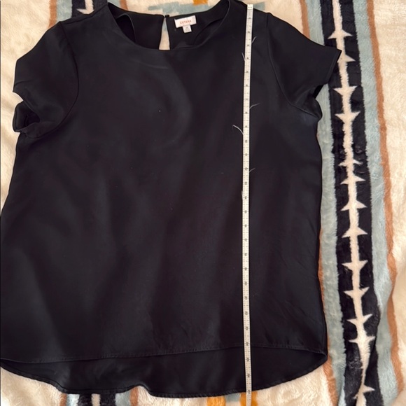 Cuyana Silk Tee, 3-Ply Silk, Large, Black - Picture 9 of 10